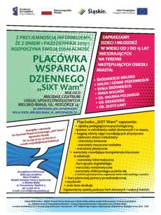 Powiększ zdjęcie: Plakat Placówka Wsparcia Dziennego